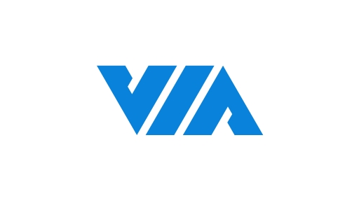 via logo